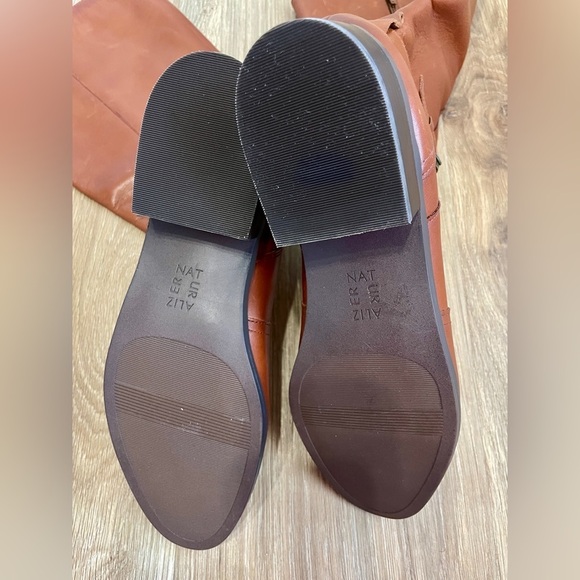 Naturalizer Women’s Rena Knee High Boot Cider Leather 10 M-WC (wide calf) - Picture 3 of 5